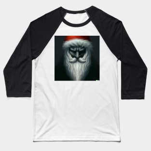 Angry Santa Claus Baseball T-Shirt